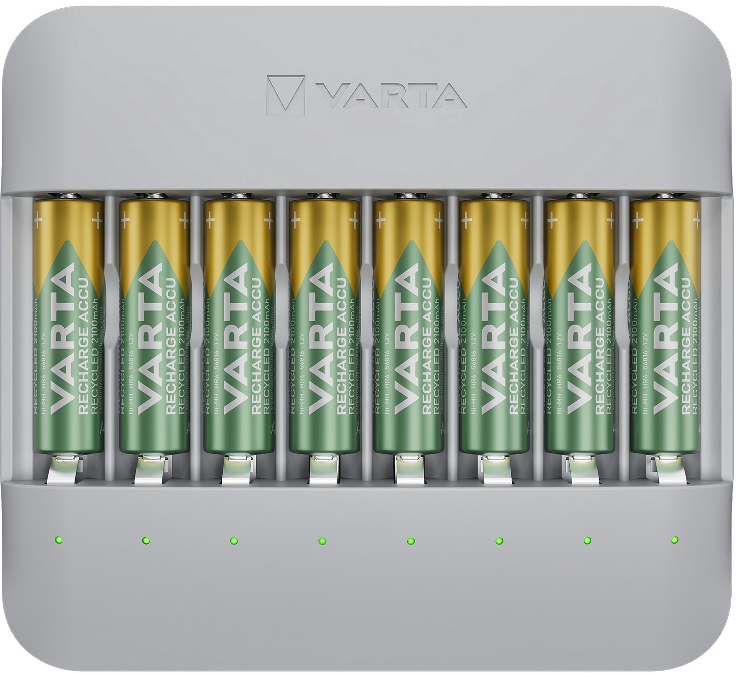 Varta Eco Charger Multi Chargeur de piles rondes NiMH LR03 (AAA), LR6 (AA)