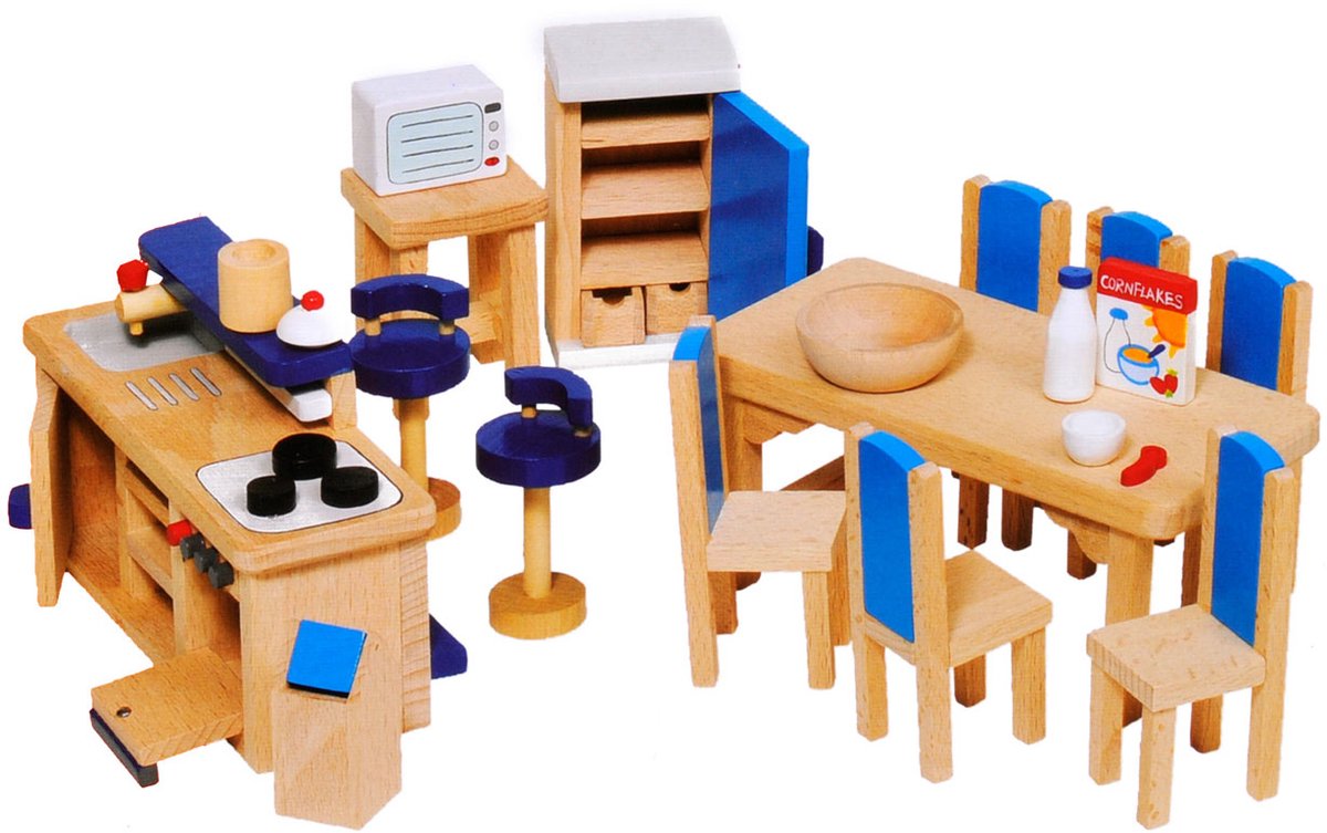 Goki Dollhouse Furniture Kitchen