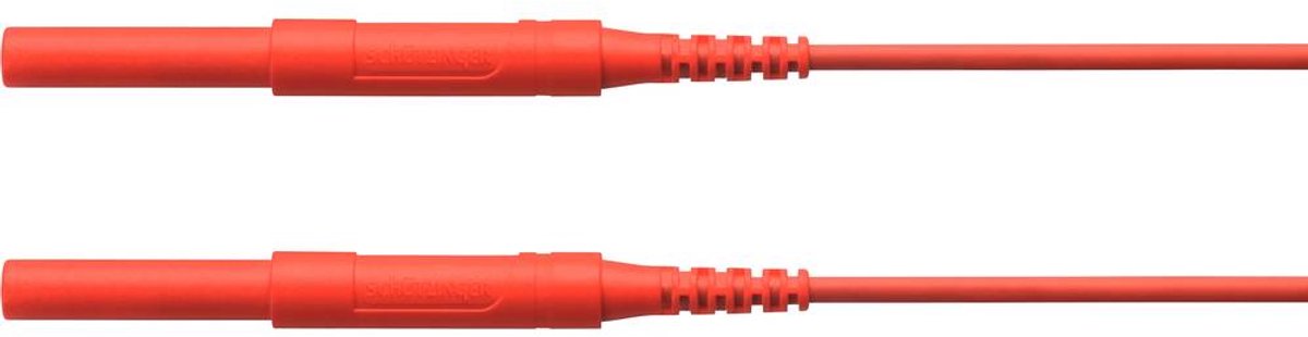 Schützinger HSPL 8568 / AWG16 / 200 / RT Cordon de mesure de sécurité mâle 4 mm mâle 4 mm rouge 1 pc(s)