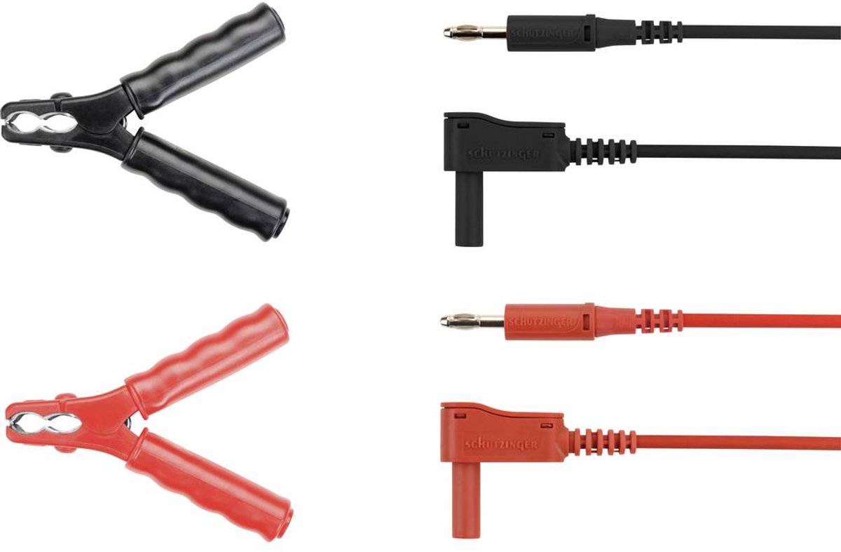 Schützinger DI SET 7629 / PZL Cordon de mesure mâle 4 mm 1 pc(s)
