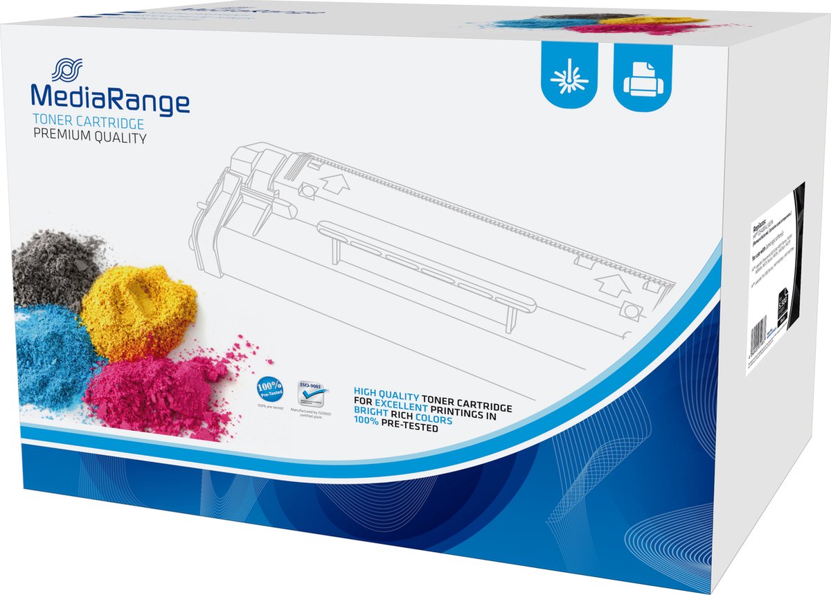 MediaRange - black - compatible - remanufactured - toner cartridge (alternative for: HP CE400A)