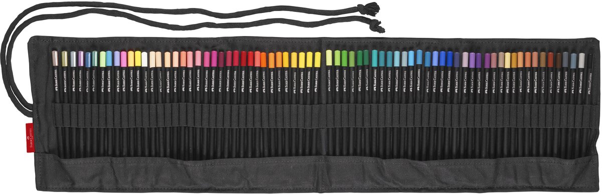Faber-Castell Black Edition farveblyant penalhus rulle 72 ass