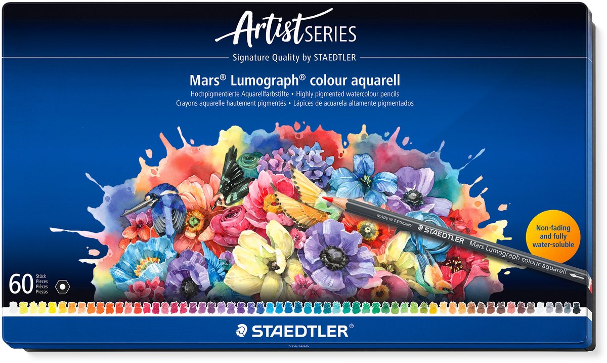 Staedtler Farveblyanter akvarel x 60 100% PEFC