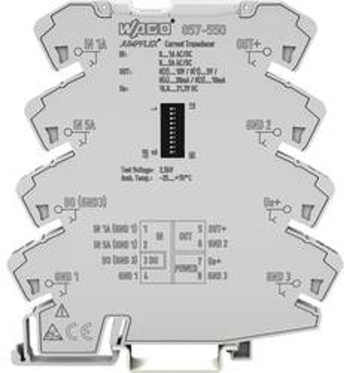 Convertisseur de mesure de courant AC/DC 0 - 1 A; AC/DC 0 - 5 A 857-550 WAGO