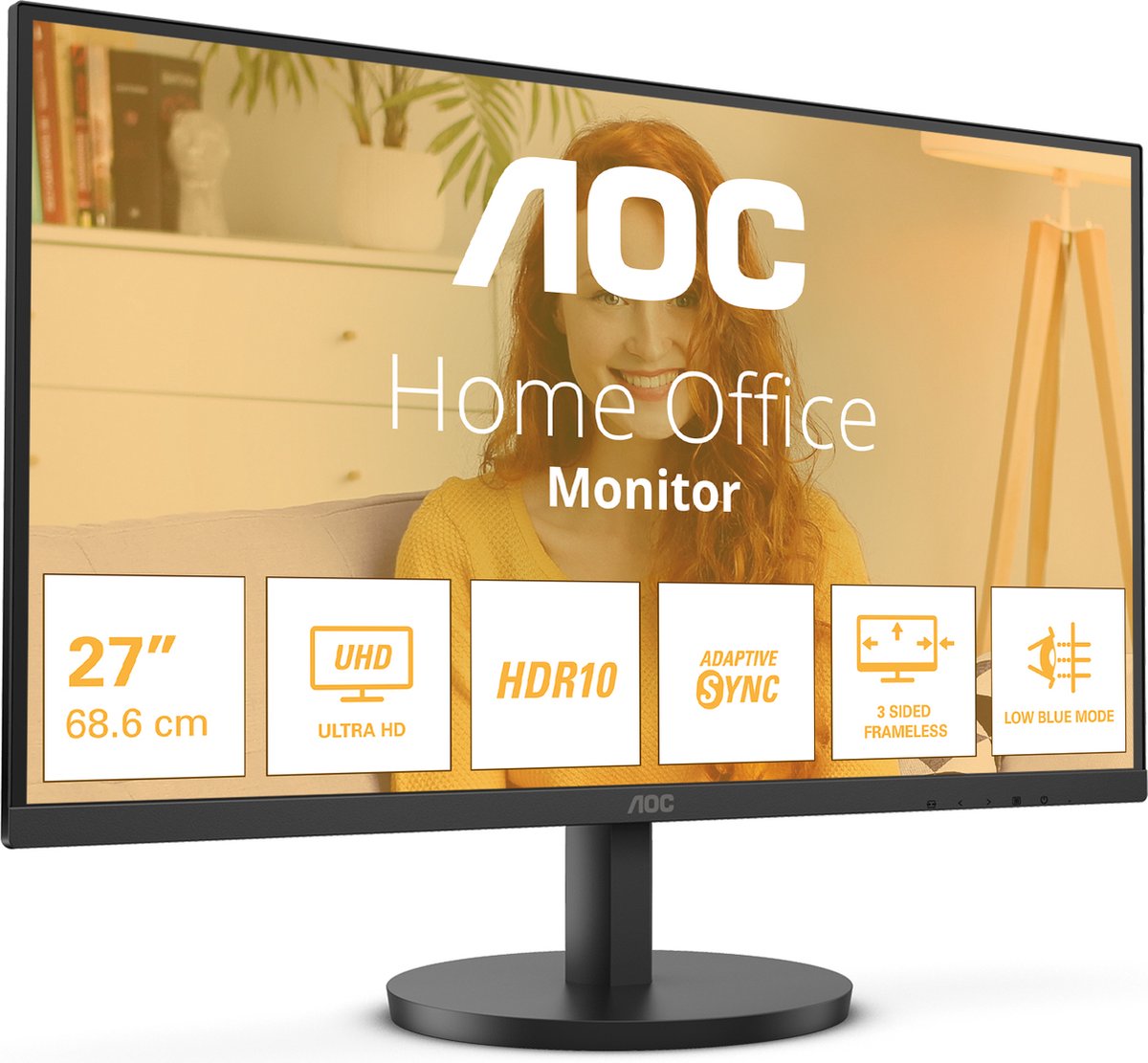 27" AOC U27B3M - 3840x2160 (4K) - 60Hz - VA