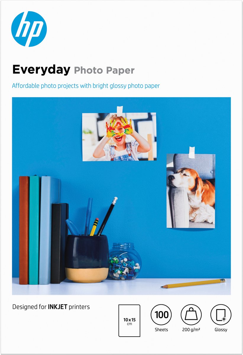 HP Everyday Glossy Photo Paper 200g 100 pcs.