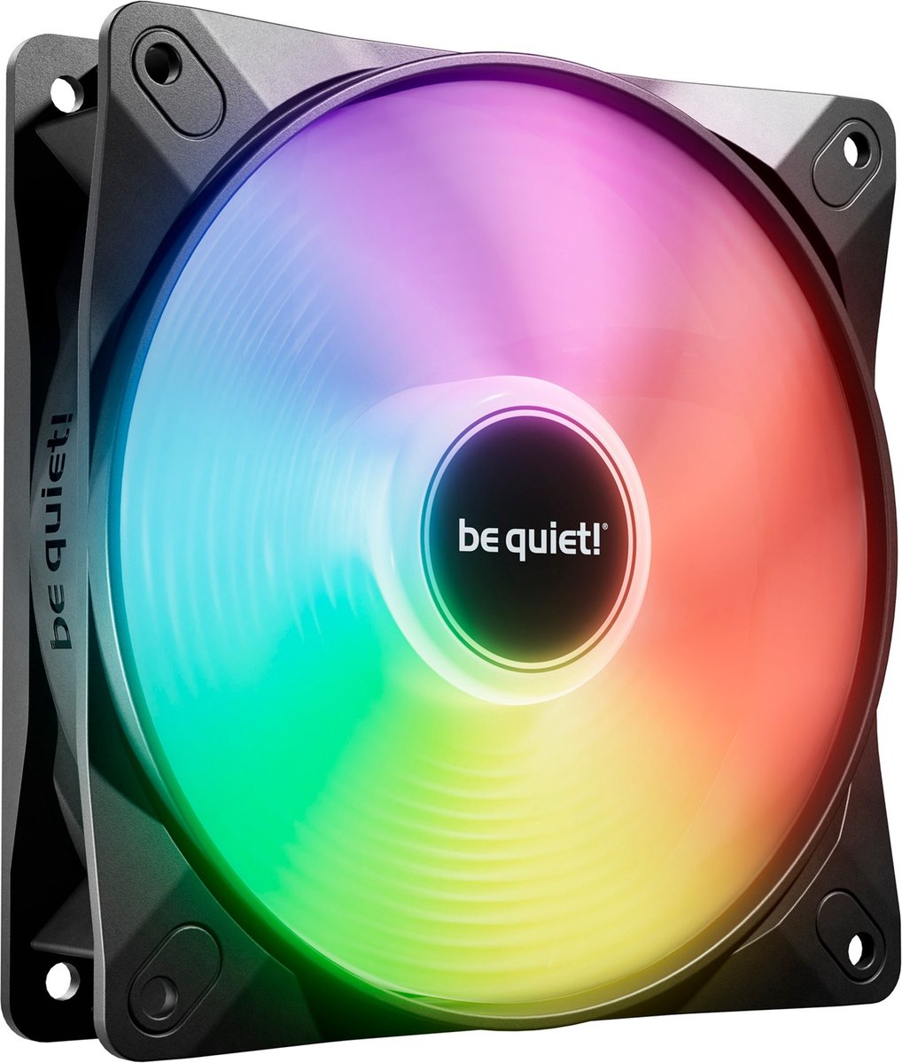 be quiet! LIGHT WINGS LX high-speed - Kabinet køler - 120mm - Sort med RGB LED lys - 31 dBA