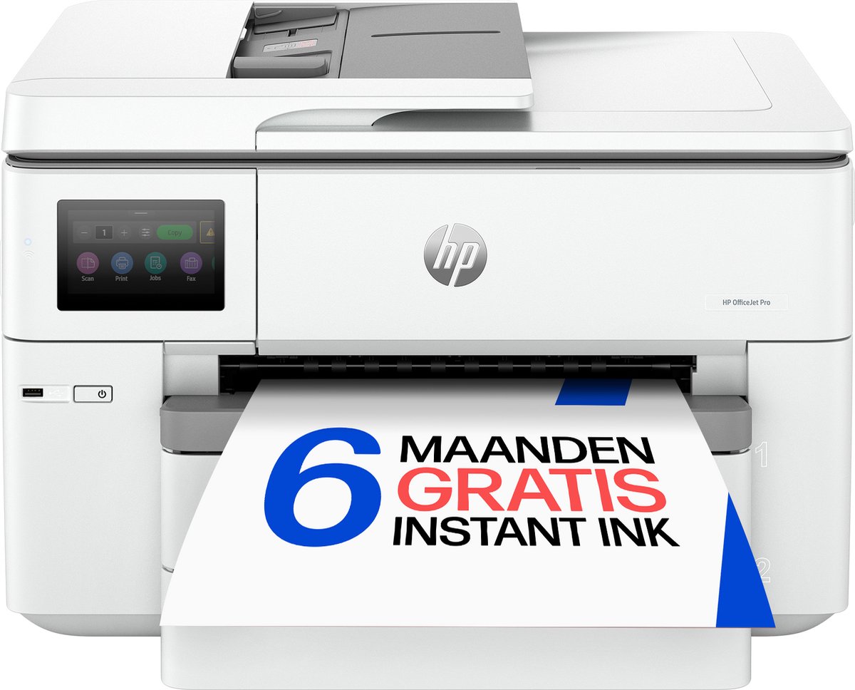 HP Officejet Pro 9730e Wide Format A3 All in One Multifunktion - Farve - Blæk