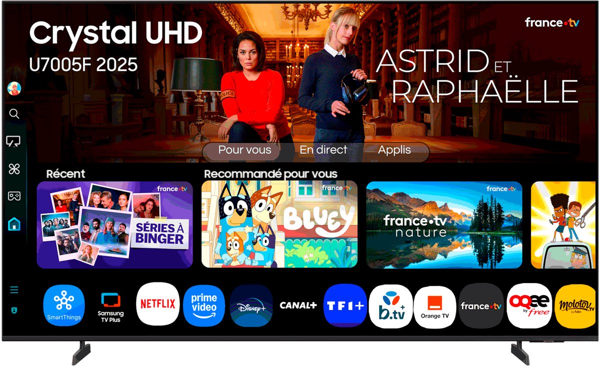 Samsung 75" Fladskærms TV LED 4K TU75U7005FKXXC