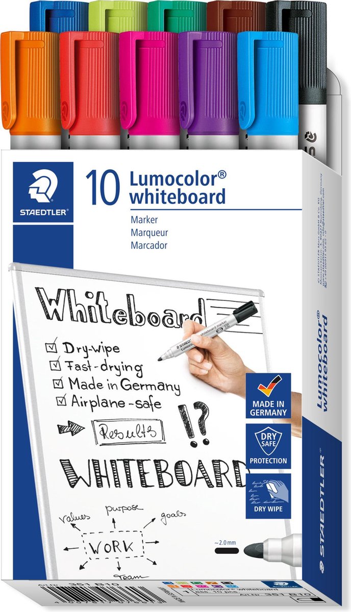 Staedtler Lumocolor Whiteboard Marker Ass