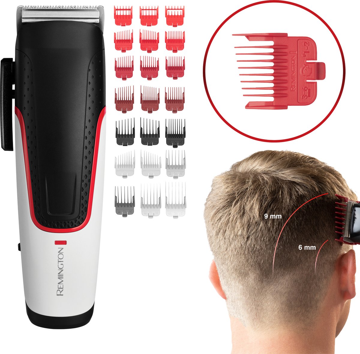 REMINGTON Hårtrimmer Easy Fade Hair Clipper HC500
