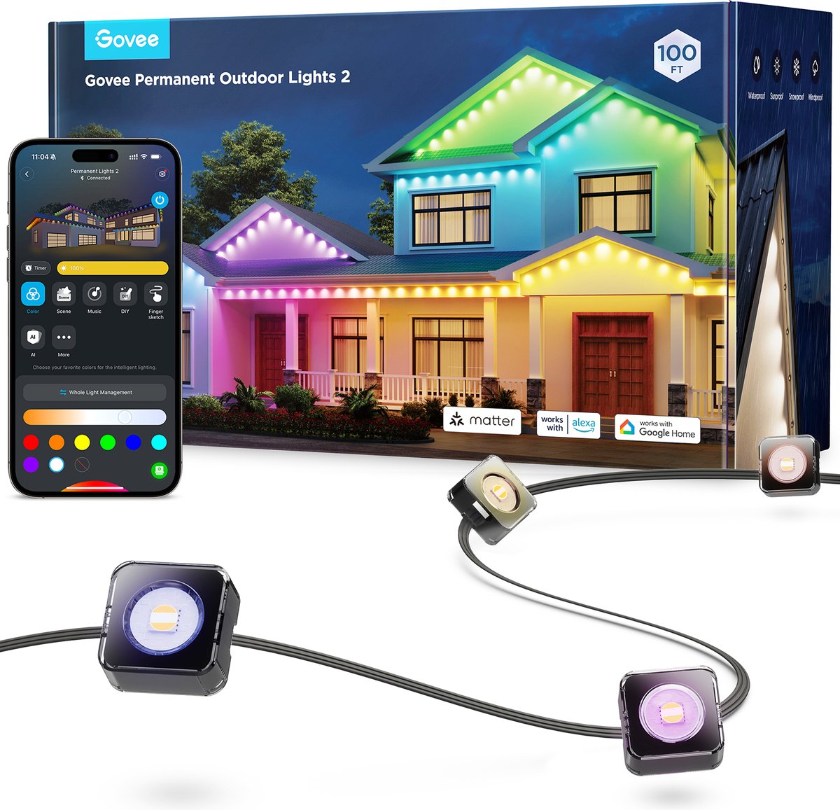 Govee Permanent Outdoor Lights 2 - 30 m