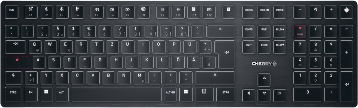 Cherry KW X ULP - Gaming Tastatur - Tysk - Sort