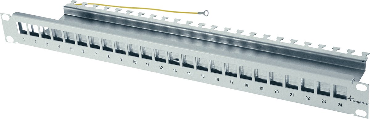 Panneau de brassage 24 ports Telegärtner 100021492 CAT 6a 1 UH 1 pc(s)