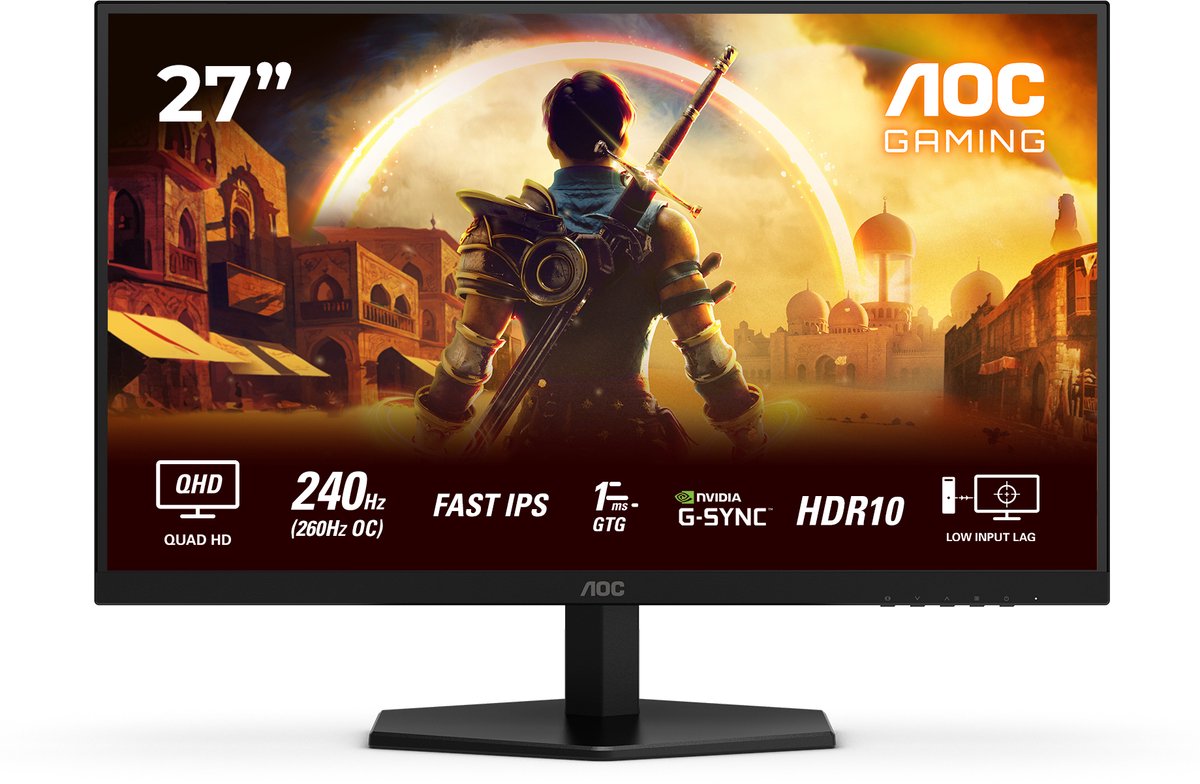 27" AOC Q27G42ZE - 27" | 2560 x 1440 | 240Hz | Fast IPS