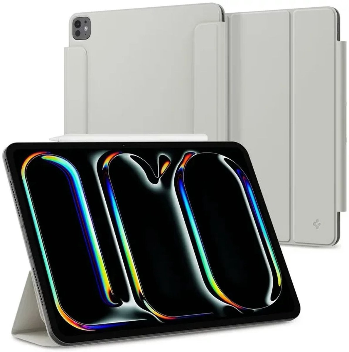 Spigen Air Skin Folio OneTap - gray - iPad Pro 13" 2024