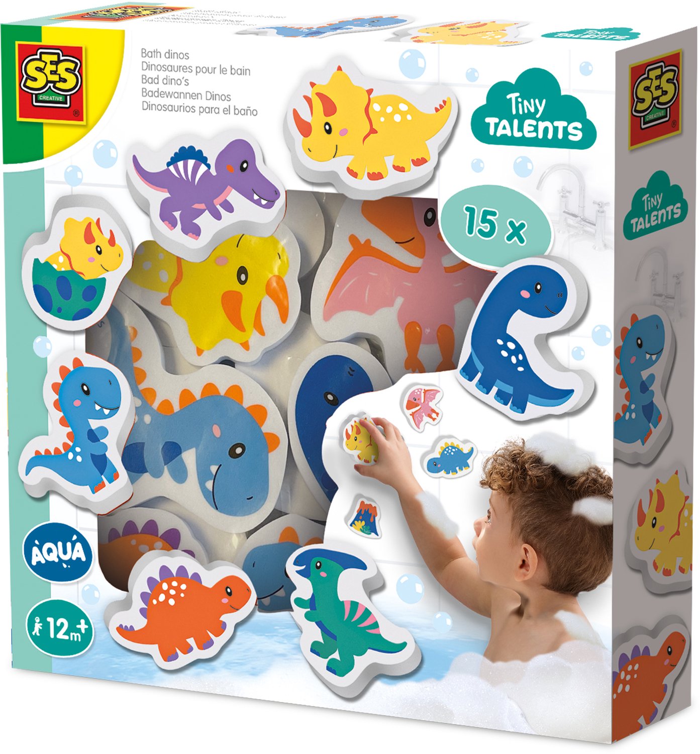 SES Creative Tiny Talents Bath Dinos
