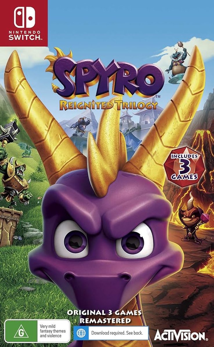 Spyro Reignited Trilogy - Nintendo Switch - Platformer