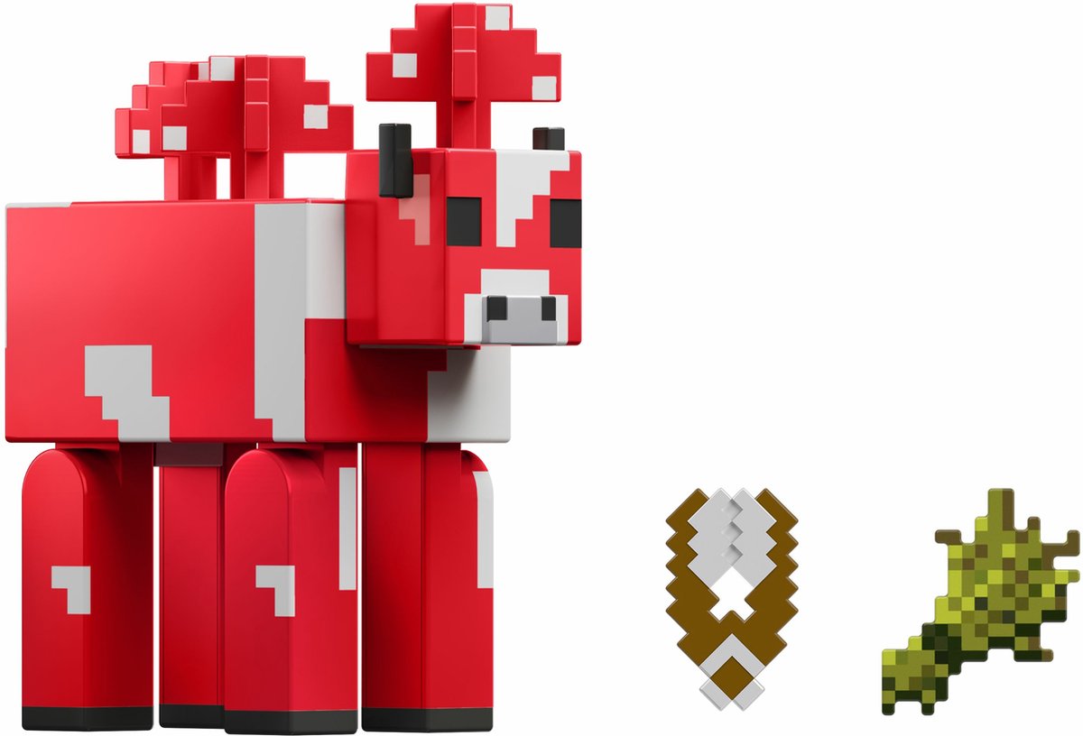 Minecraft - Mooshroom 8 cm - Figur