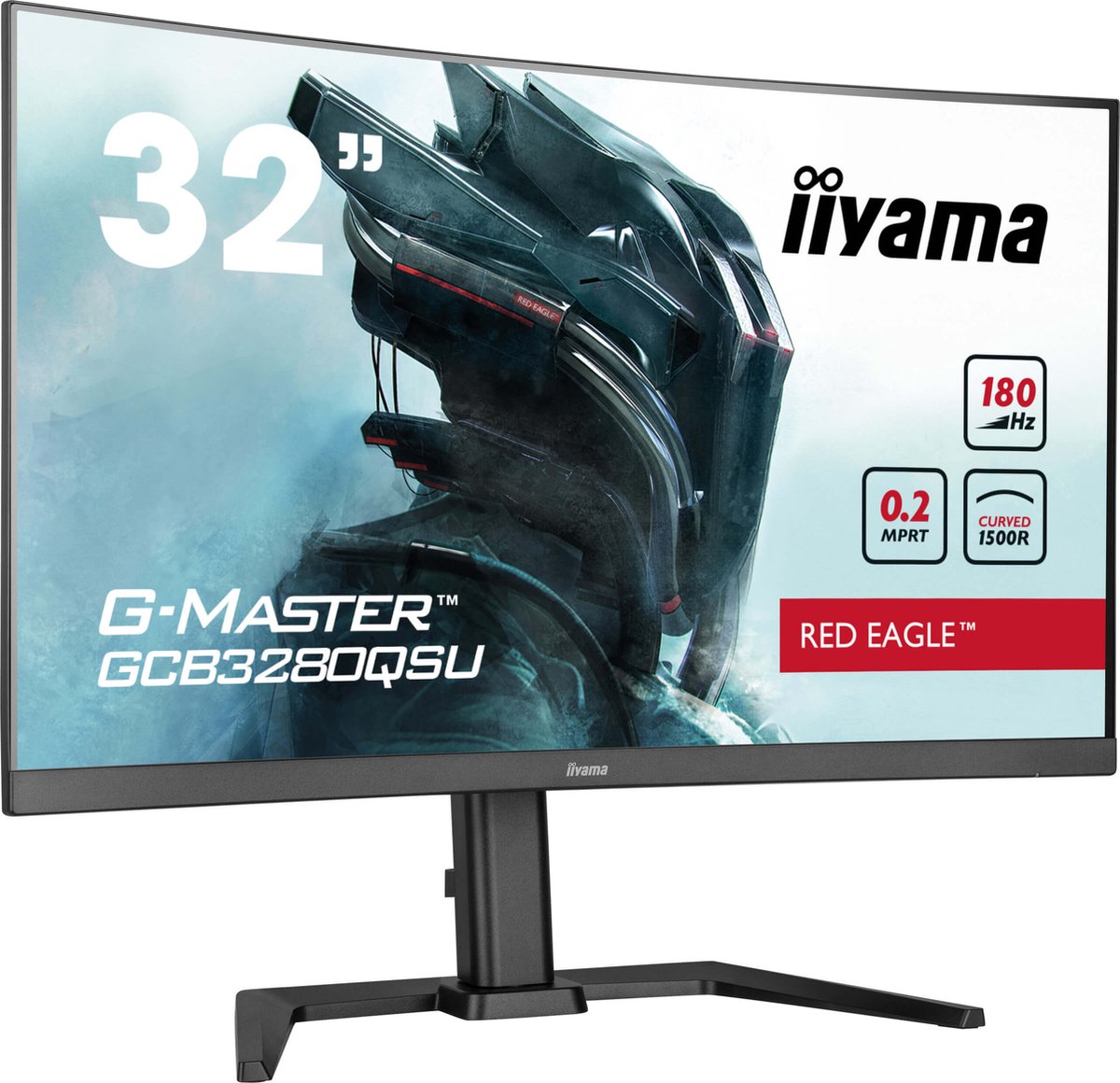 32" iiyama G-MASTER Red Eagle GCB3280QSU-B2 - 2560x1440 (QHD) - 180Hz - VA