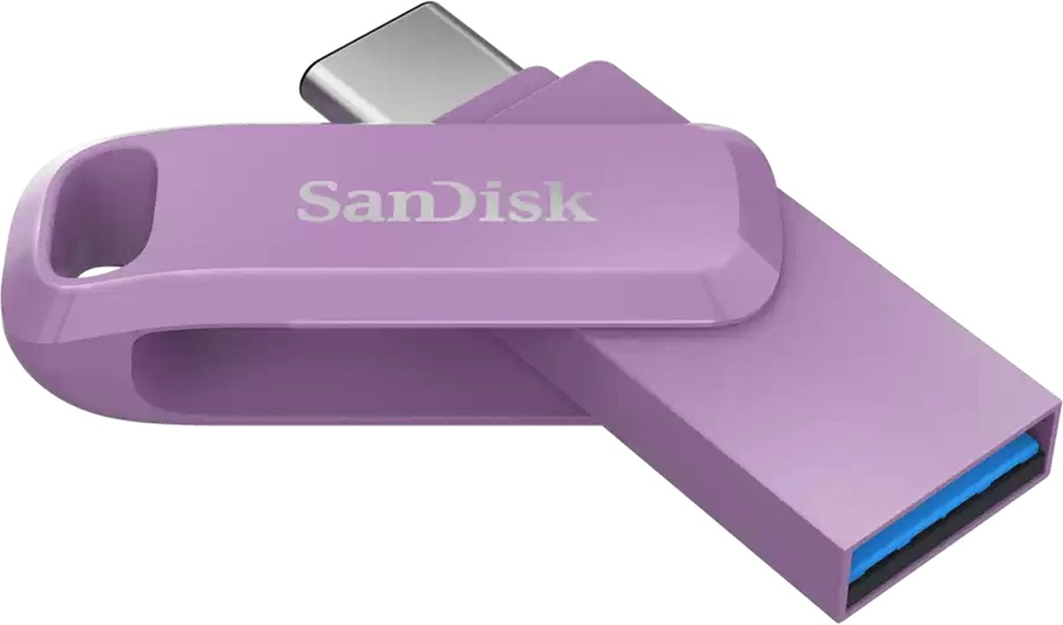SANDISK Ultra Dual Drive Go - Lavendel - 1TB - USB Stick