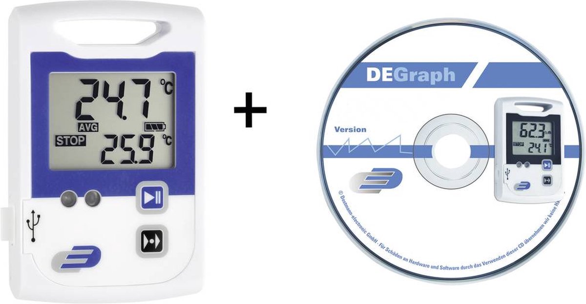 Dostmann Electronic 5005-1105 LOG100 CRYO Set Enregistreur de données de température Valeur de mesure température -30 à 70 °C