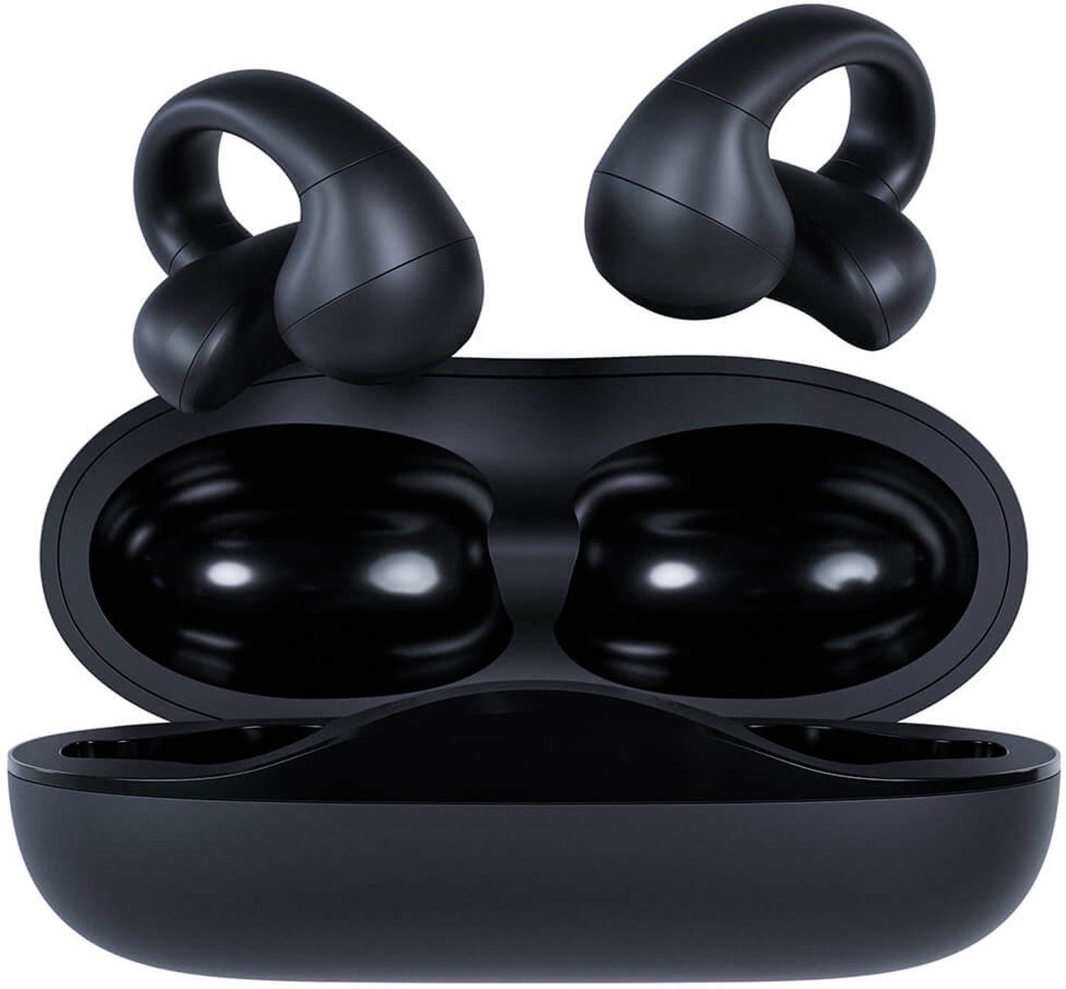 Happy Plugs Clip OWS True Wireless Headphones - Black
