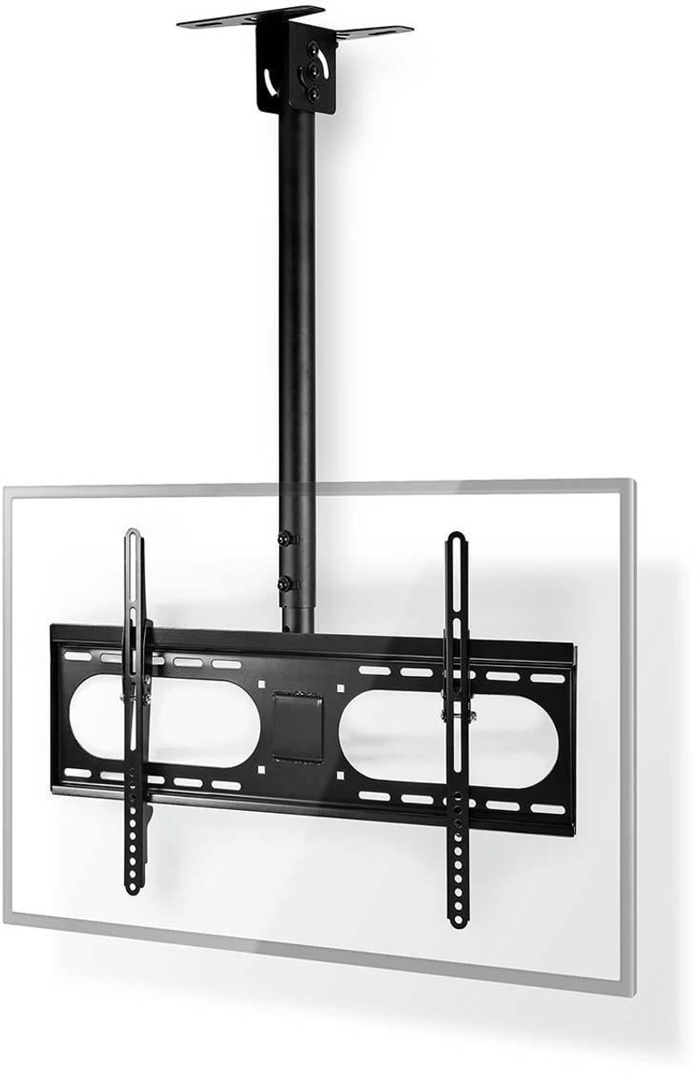 Nedis TVCM1350BK bracket - full-motion - for TV - black - Maks 45 kg - Maks størrelse 65"