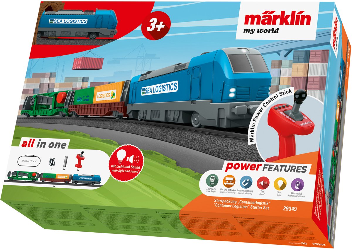 Märklin World 29349 Pack de démarrage logistique de conteneur H0
