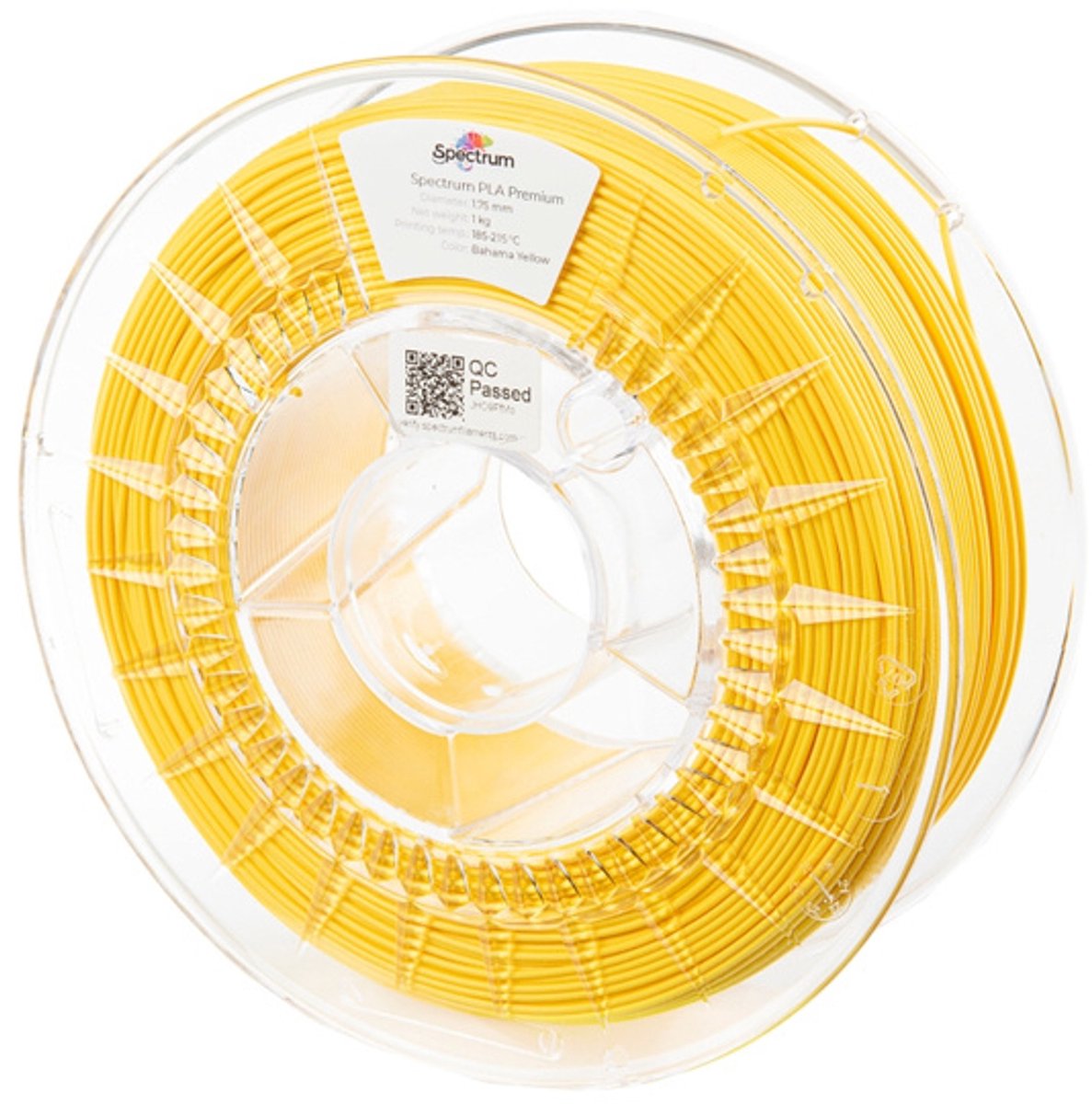Spectrum 3D Filament / PLA Premium / ⌀ 1.75 mm / Bahama Yellow / 1 kg