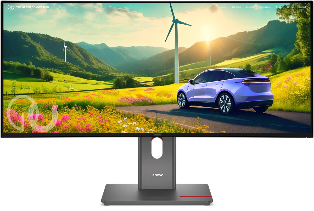 34" Lenovo ThinkVision P34WD-40 - 3440x1440 (UWQHD) - 120Hz - IPS - 140W USB-C - KVM switch