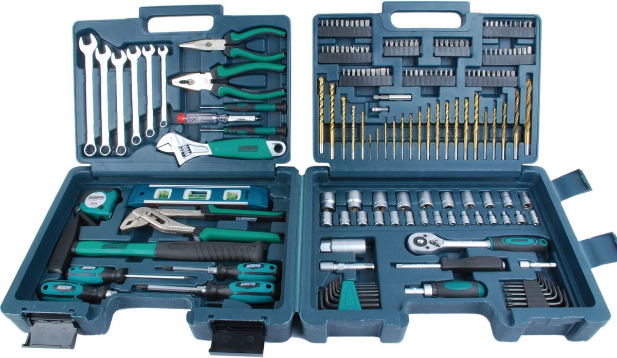 Brüder Mannesmann M29086 Jeu doutils pour les bricoleurs en valise 176 pièces