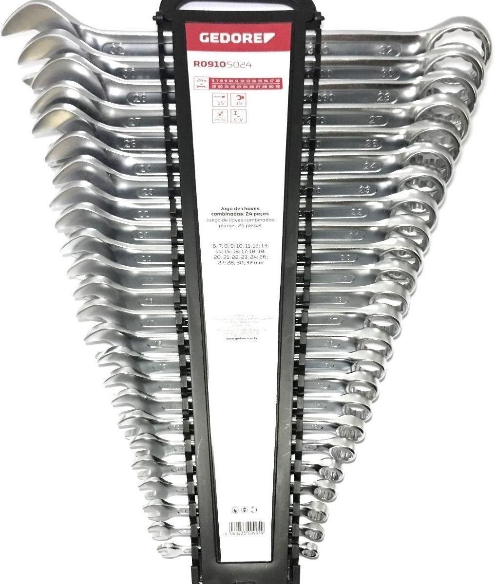 Gedore RED 3300995 R09105024 Clé mixte 24 pièces Ouverture de clé (métrique) 6 - 32 mm