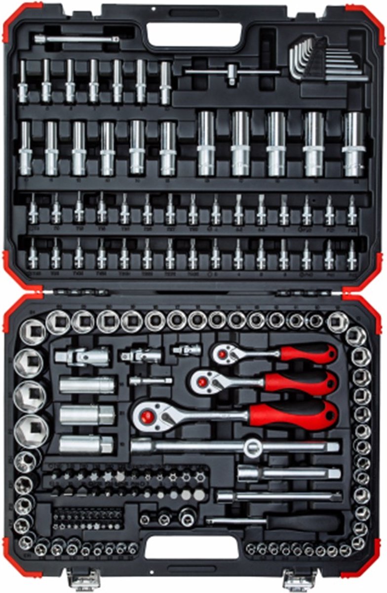 Jeu de clés à douille Gedore RED R45603172 3300058 172 pièces 1/4, 3/8, 1/2