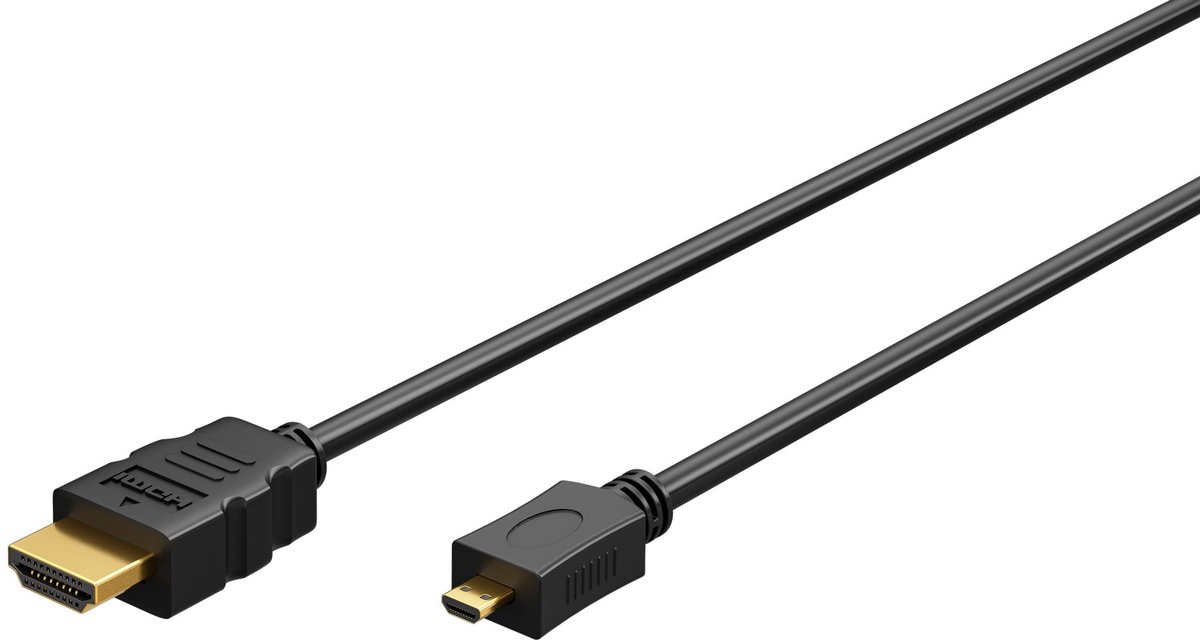 Pro HDMI - Micro HDMI 2.0 - 5m - Sort