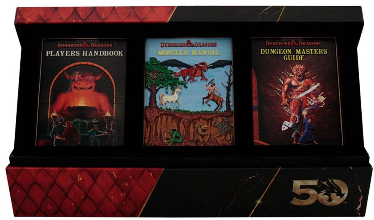 FaNaTtik Dungeons & Dragons 50th Anniversary 1st Edition Book Cover Ingot Set