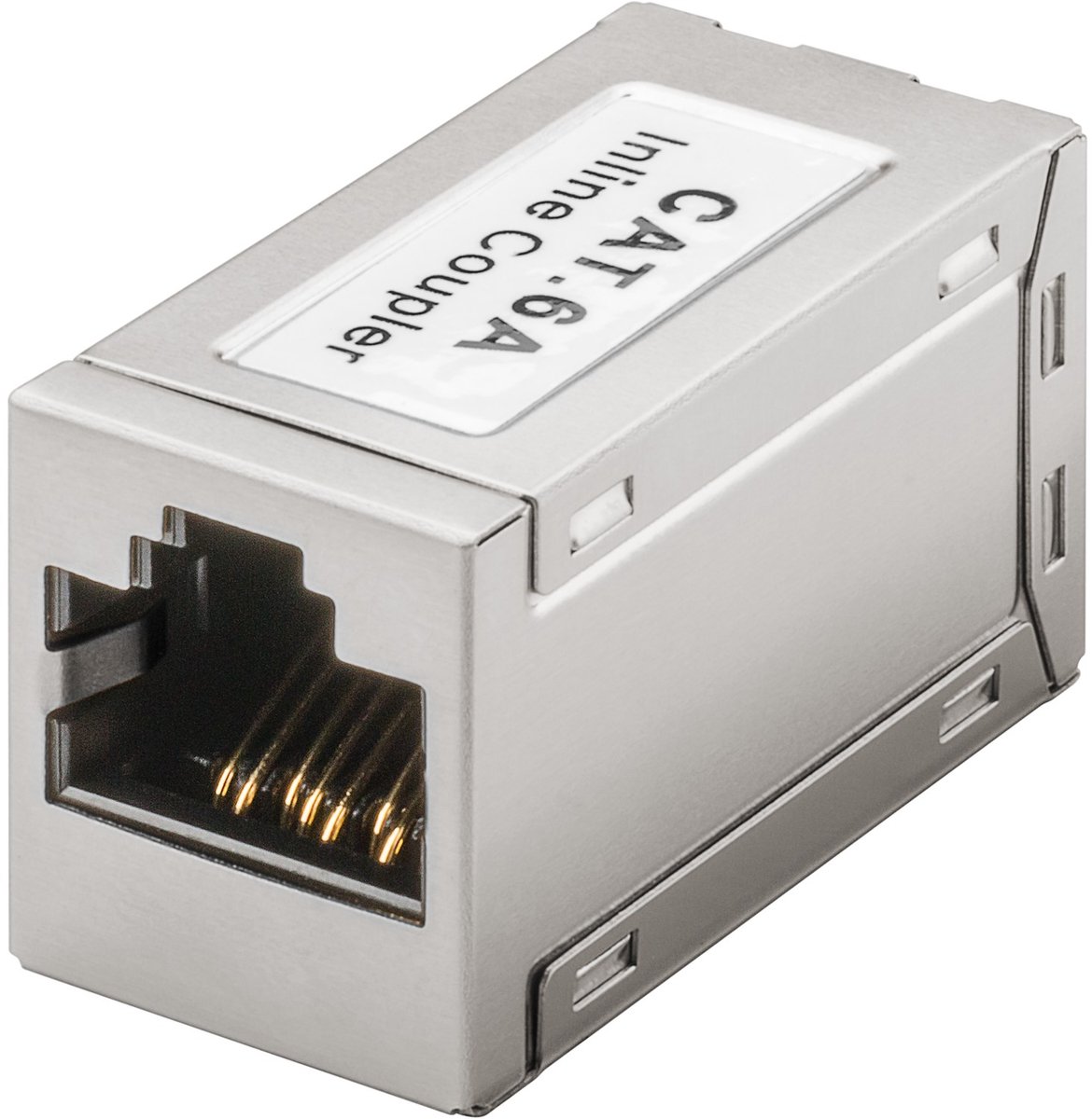 Pro RJ45 Modular coupler CAT 6A - Sølv