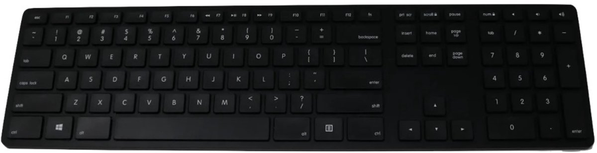 Matias FK416PCDCBB-DE Wireless USB-C® Keyboard sans fil Clavier allemand, QWERTZ noir