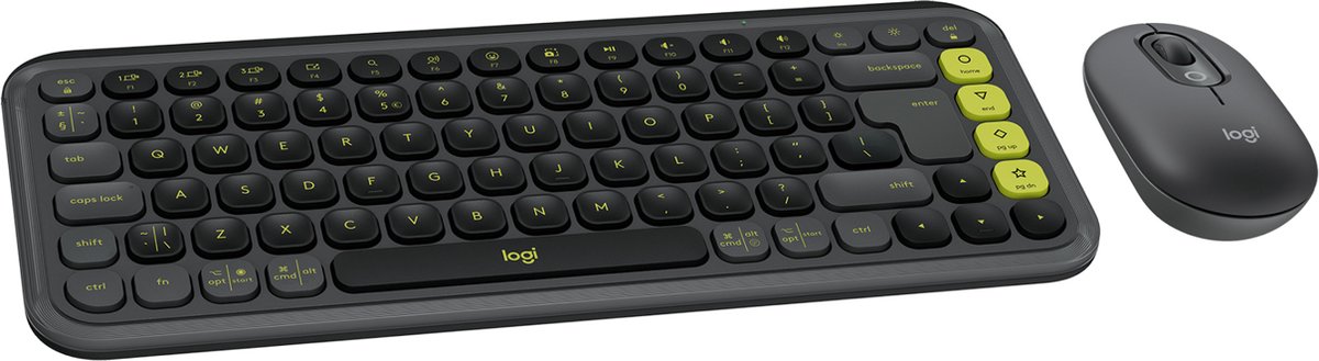 Logitech POP Icon Combo - Tastatur & Mus sæt - Universal - Grå