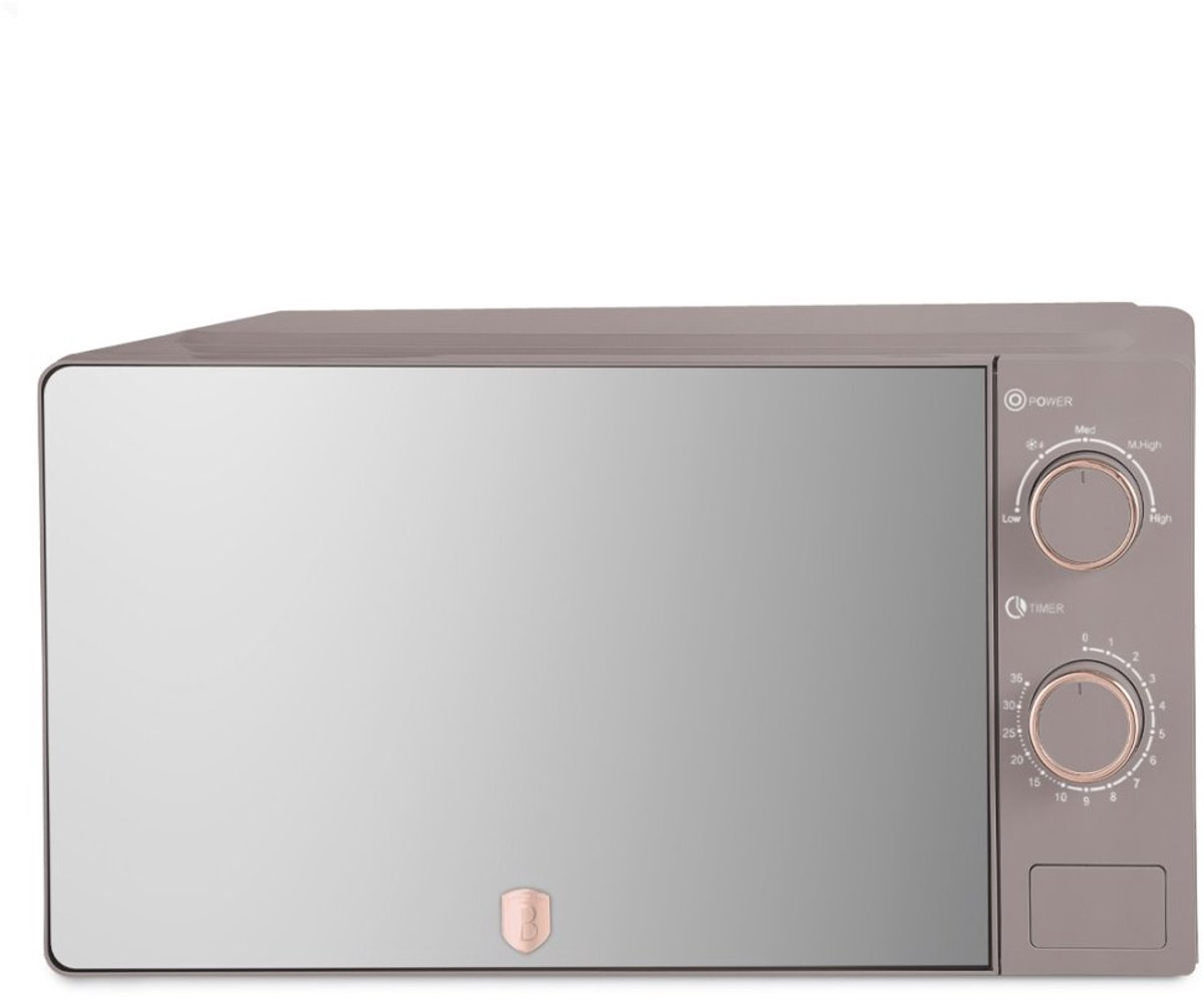BerlingerHaus BH/9901 Micro-ondes taupe 700 W fonction minuteur