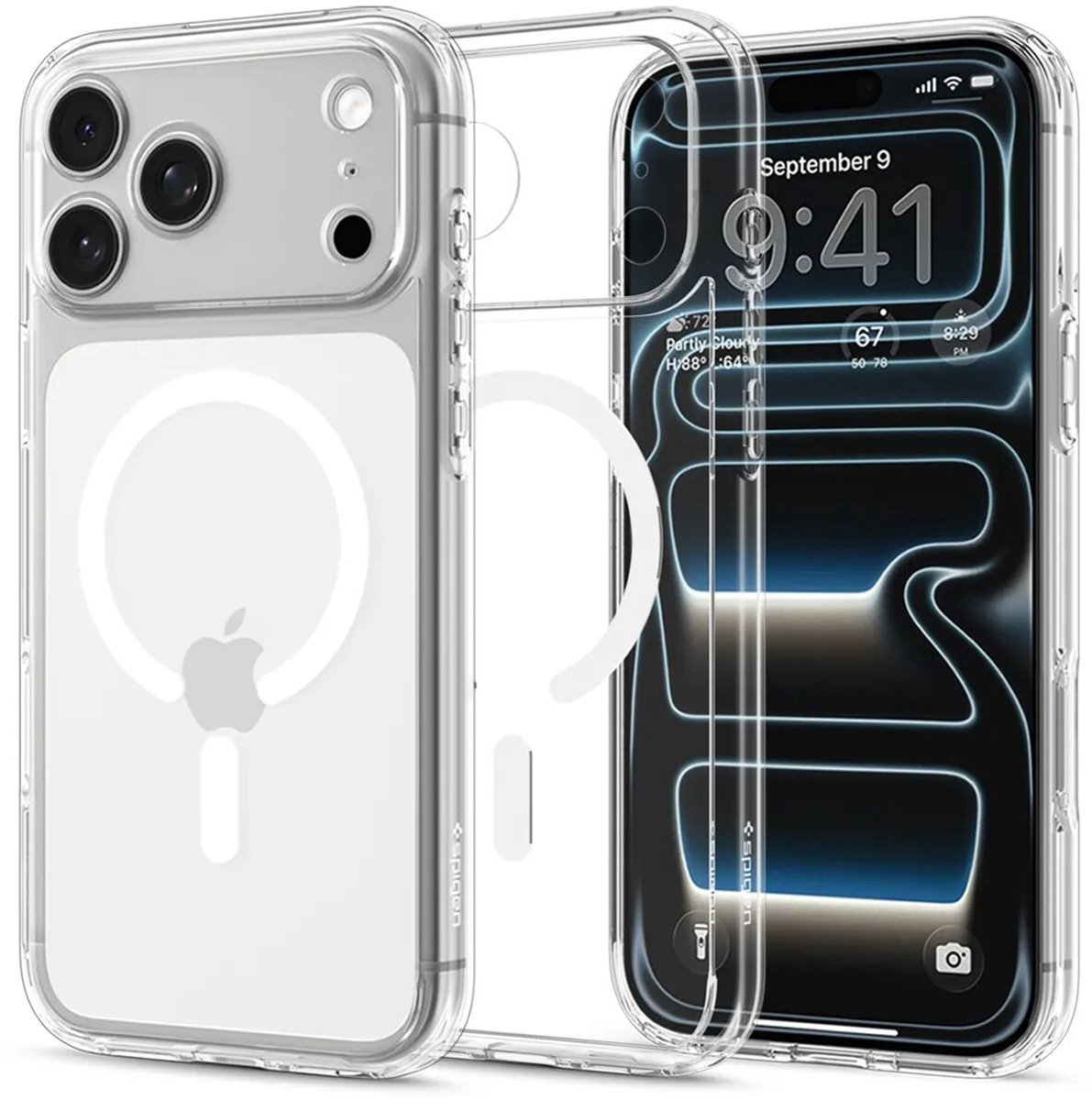 Spigen Ultra Hybrid MagSafe - clear white - iPhone 18 Pro/17 Pro