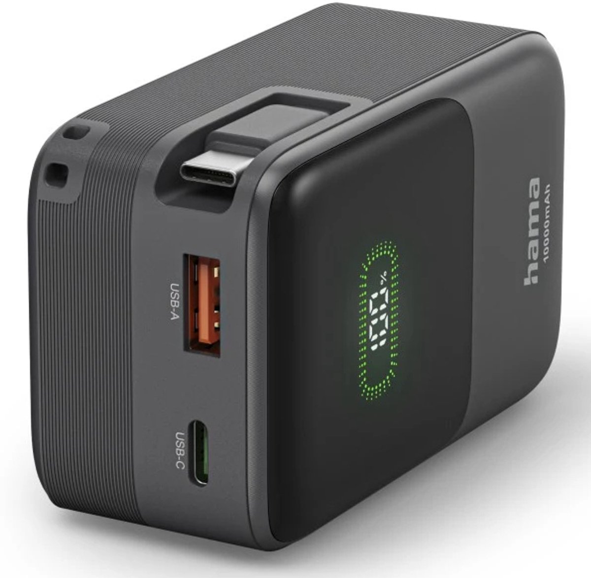 Hama  Powerbank (batterie supplémentaire) 10000 mAh Quick Charge 3.0 LiPo  anthracite
