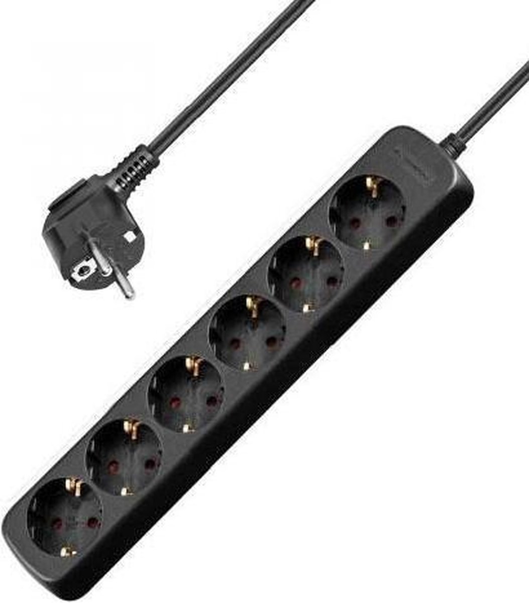 Pro AC power strip 1.5 m black