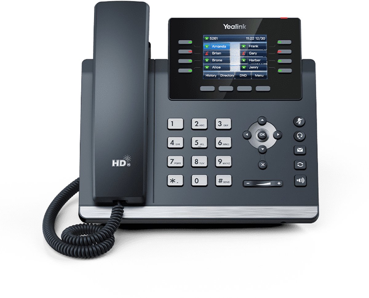 Yealink SIP-T44W - VoIP phone with caller ID - 5-way call capability