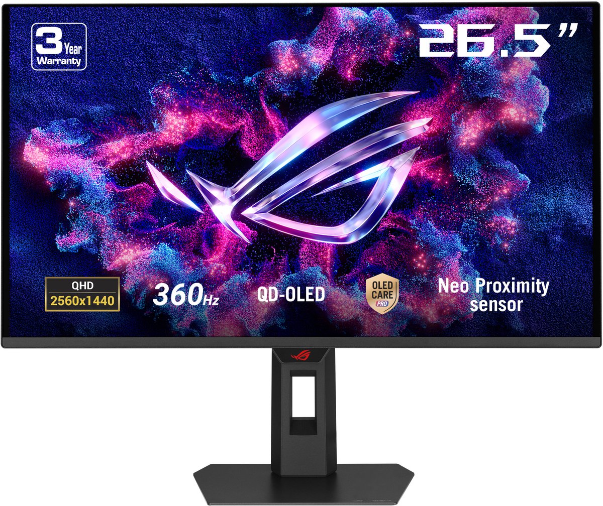 26.5" ASUS ROG Strix OLED XG27AQDNG - 2560x1440 - 360Hz - QD-OLED