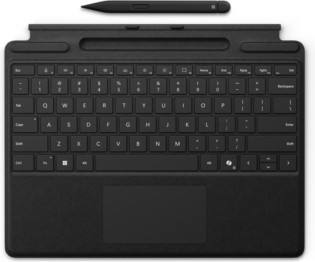 Microsoft Surface Pro Keyboard - Tastatur - Engelsk - UK - Sort