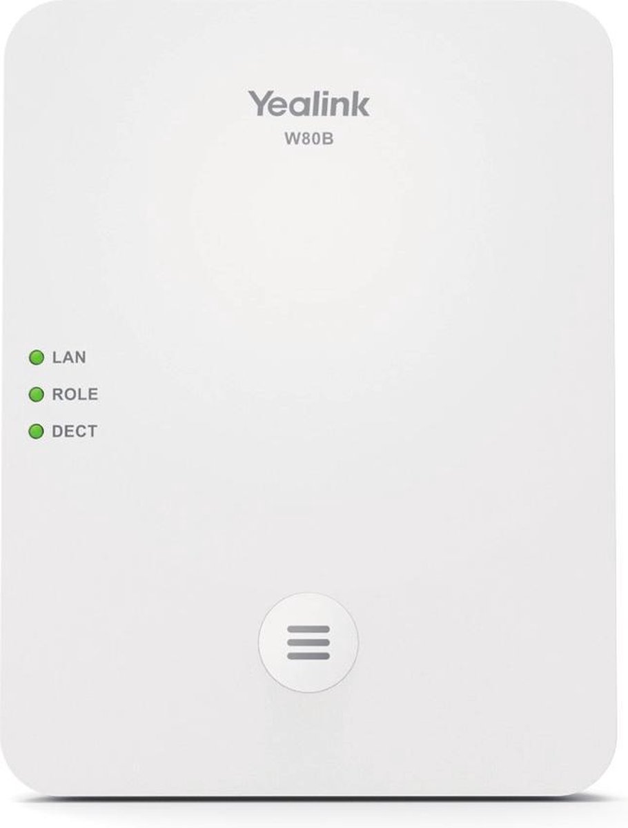 Station de base DECT/VoIP Yealink W80B Nombre de téléphones système: 100
