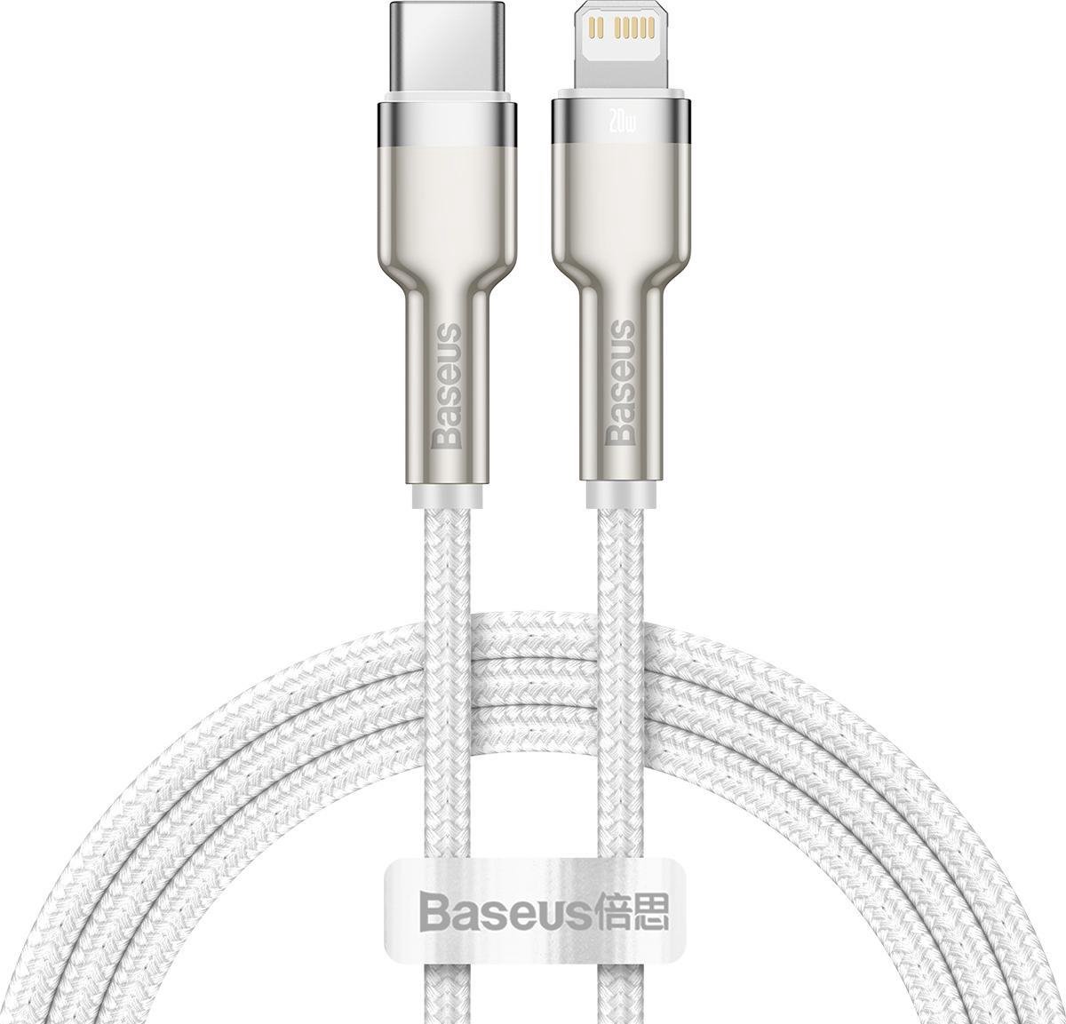 Baseus USB-C cable for Lightning Cafule PD 20 W 2 m (white)