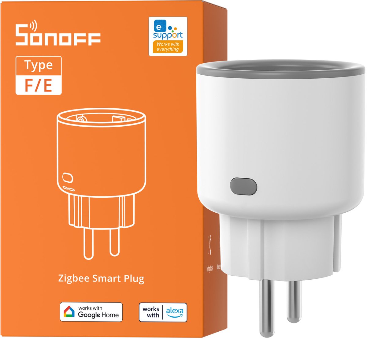 Sonoff S60ZBTPF ZigBee smart stikkontakt