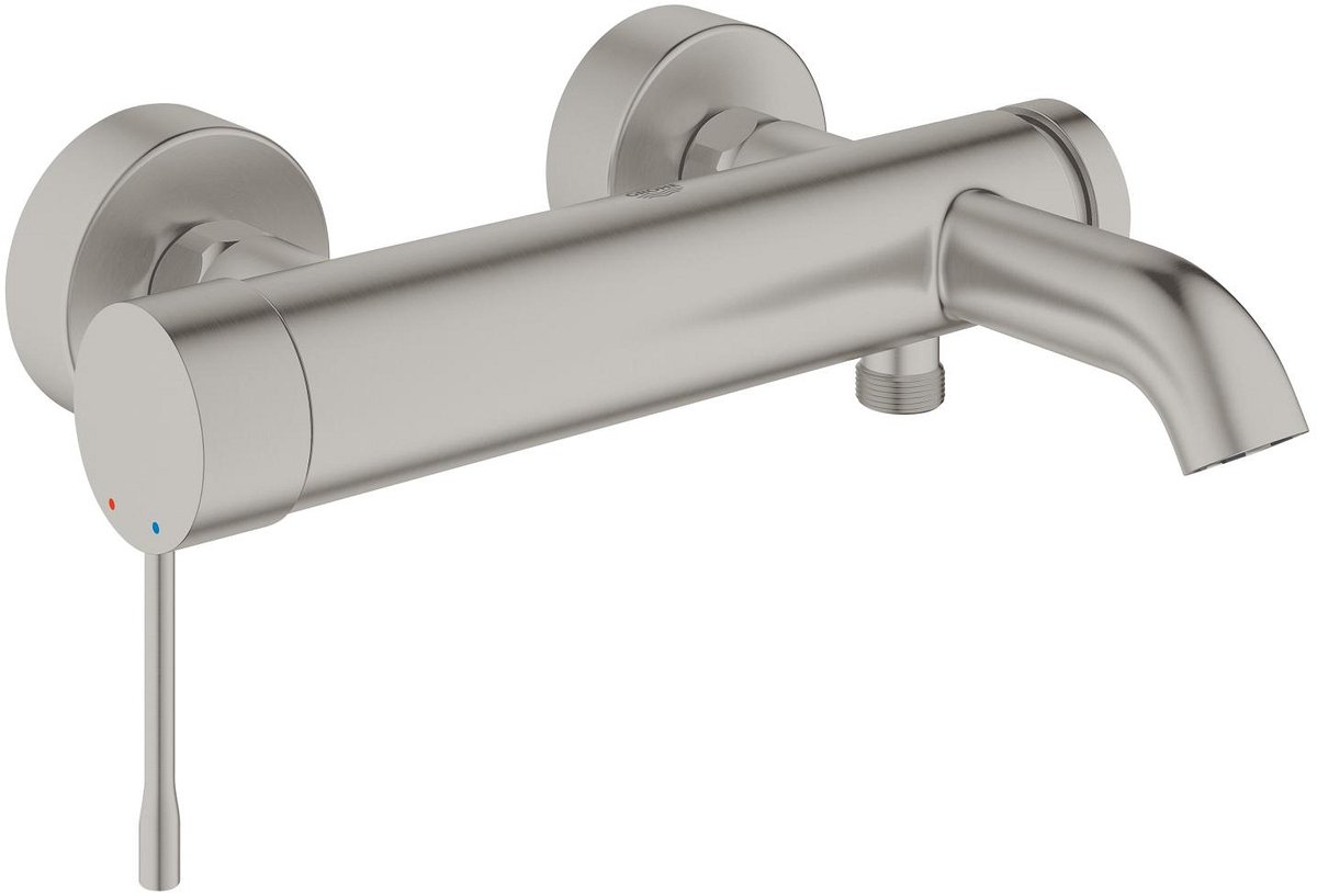 Grohe Essence Etgrebsbatteri til kar & brus, Supersteel
